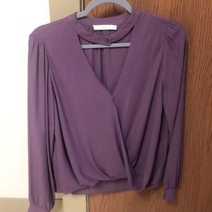 Purple blouse